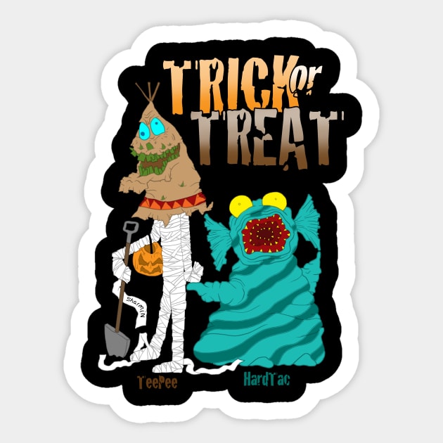 Tric or Treet Sticker by EJTees